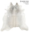 Medium Grey XX-Large Brazilian Cowhide Rug 7'8