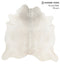 Light Grey XX-Large Brazilian Cowhide Rug 7'9