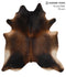 Chocolate X-Large Brazilian Cowhide Rug 7'5