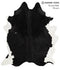 Black and White XX-Large Brazilian Cowhide Rug 8'2