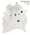 Salt and Pepper Black X-Large Brazilian Cowhide Rug 7'6
