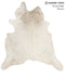 Light Grey XX-Large Brazilian Cowhide Rug 8'0