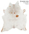 Salt and Pepper Brown X-Large Brazilian Cowhide Rug 7'6