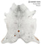 Salt and Pepper Black XX-Large Brazilian Cowhide Rug 7'9