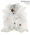Salt and Pepper Brown X-Large Brazilian Cowhide Rug 6'10