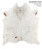 Salt and Pepper Brown X-Large Brazilian Cowhide Rug 6'11