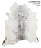 Salt and Pepper Brown X-Large Brazilian Cowhide Rug 7'2