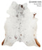 Salt and Pepper Brown XX-Large Brazilian Cowhide Rug 7'8