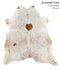 Salt and Pepper Brown X-Large Brazilian Cowhide Rug 7'0