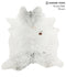 Salt and Pepper Black X-Large Brazilian Cowhide Rug 7'0