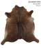 Chocolate X-Large Brazilian Cowhide Rug 7'1