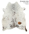 Salt and Pepper Brown X-Large Brazilian Cowhide Rug 7'2