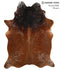 Salt and Pepper Brown X-Large Brazilian Cowhide Rug 8'0