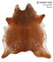 Salt and Pepper Brown X-Large Brazilian Cowhide Rug 7'3