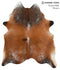 Salt and Pepper Brown X-Large Brazilian Cowhide Rug 7'2