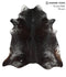 Salt and Pepper Black XX-Large Brazilian Cowhide Rug 7'5
