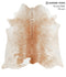 Caramel X-Large Brazilian Cowhide Rug 6'10