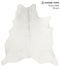 Light Grey XX-Large Brazilian Cowhide Rug 7'9