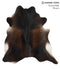 Dark Grey X-Large Brazilian Cowhide Rug 7'1