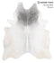 Medium Grey XX-Large Brazilian Cowhide Rug 8'1