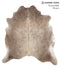 Taupe X-Large Brazilian Cowhide Rug 6'9