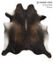 Dark Grey X-Large Brazilian Cowhide Rug 7'3
