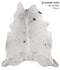 Salt and Pepper Black XX-Large Brazilian Cowhide Rug 7'11