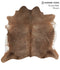 Taupe X-Large Brazilian Cowhide Rug 6'11