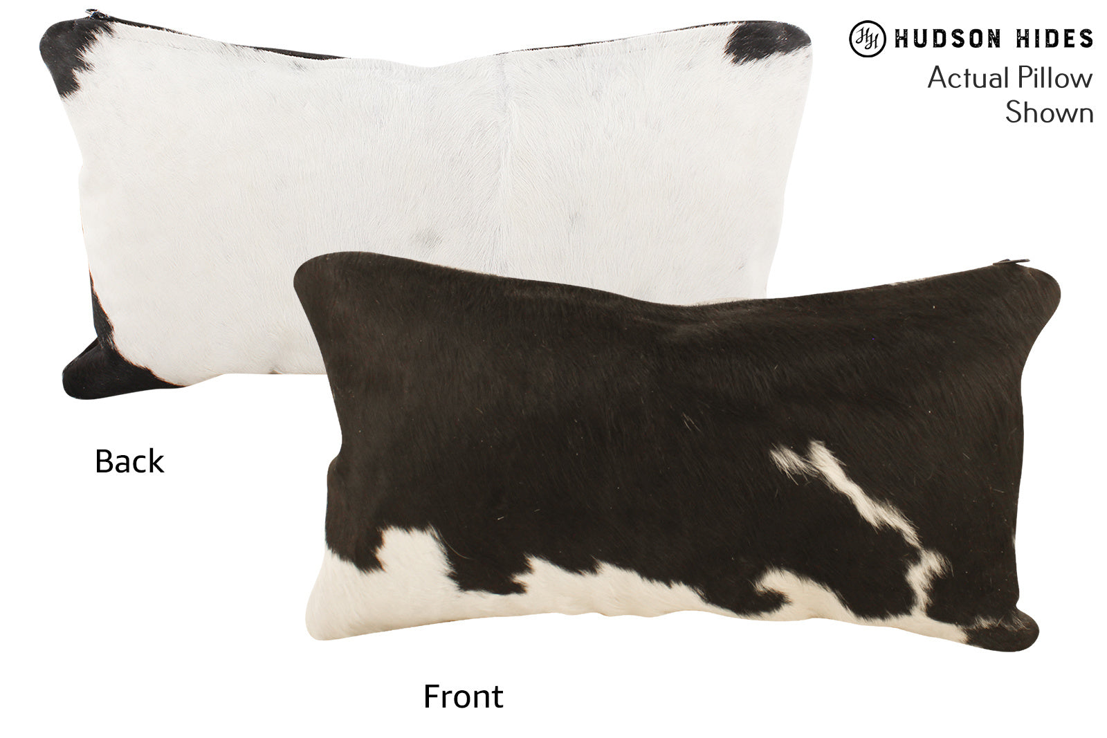 Black and White Cowhide Pillow #55207