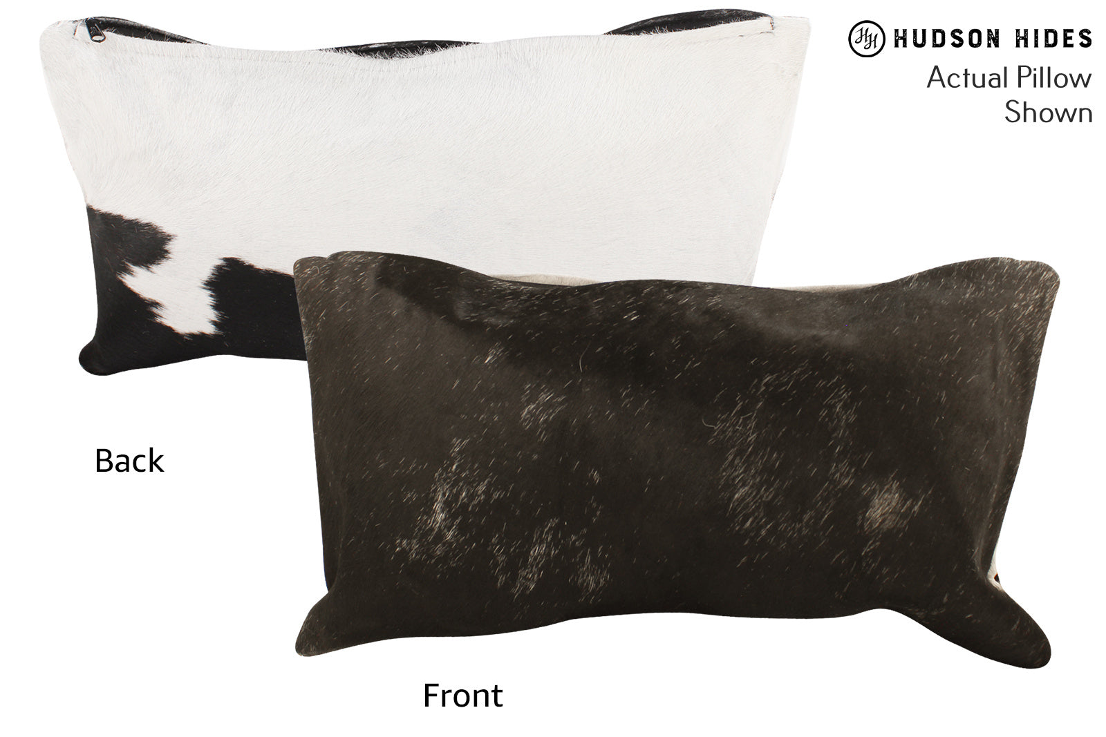 Black and White Cowhide Pillow #55236