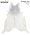 Medium Grey XX-Large Brazilian Cowhide Rug 7'11