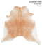 Beige X-Large Brazilian Cowhide Rug 6'11