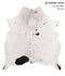 Salt and Pepper Black Large Brazilian Cowhide Rug 5'10
