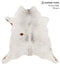 Salt and Pepper Black X-Large Brazilian Cowhide Rug 6'7