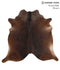 Chocolate X-Large Brazilian Cowhide Rug 6'1
