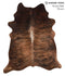 Dark Brindle X-Large Brazilian Cowhide Rug 6'11