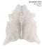 Medium Grey X-Large Brazilian Cowhide Rug 7'1