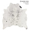 Salt and Pepper Black Large Brazilian Cowhide Rug 6'5