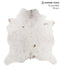 Salt and Pepper Brown Large Brazilian Cowhide Rug 6'6