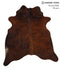 Dark Brindle X-Large Brazilian Cowhide Rug 7'0