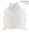 Salt and Pepper Black Large Brazilian Cowhide Rug 6'8