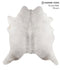 Medium Grey XX-Large Brazilian Cowhide Rug 7'5