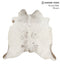 Salt and Pepper Brown Large Brazilian Cowhide Rug 5'7