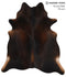 Chocolate XX-Large Brazilian Cowhide Rug 7'7