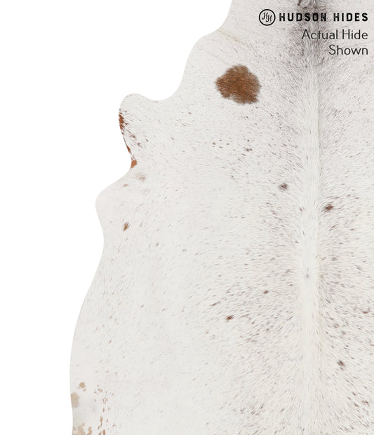 Salt and Pepper Brown Cowhide Rug #66331