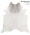 Light Grey XX-Large Brazilian Cowhide Rug 7'11