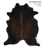 Chocolate Large Brazilian Cowhide Rug 6'7