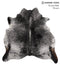 Salt and Pepper Black X-Large Brazilian Cowhide Rug 6'9