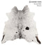 Salt and Pepper Black X-Large Brazilian Cowhide Rug 6'9