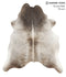 Medium Grey X-Large Brazilian Cowhide Rug 7'1